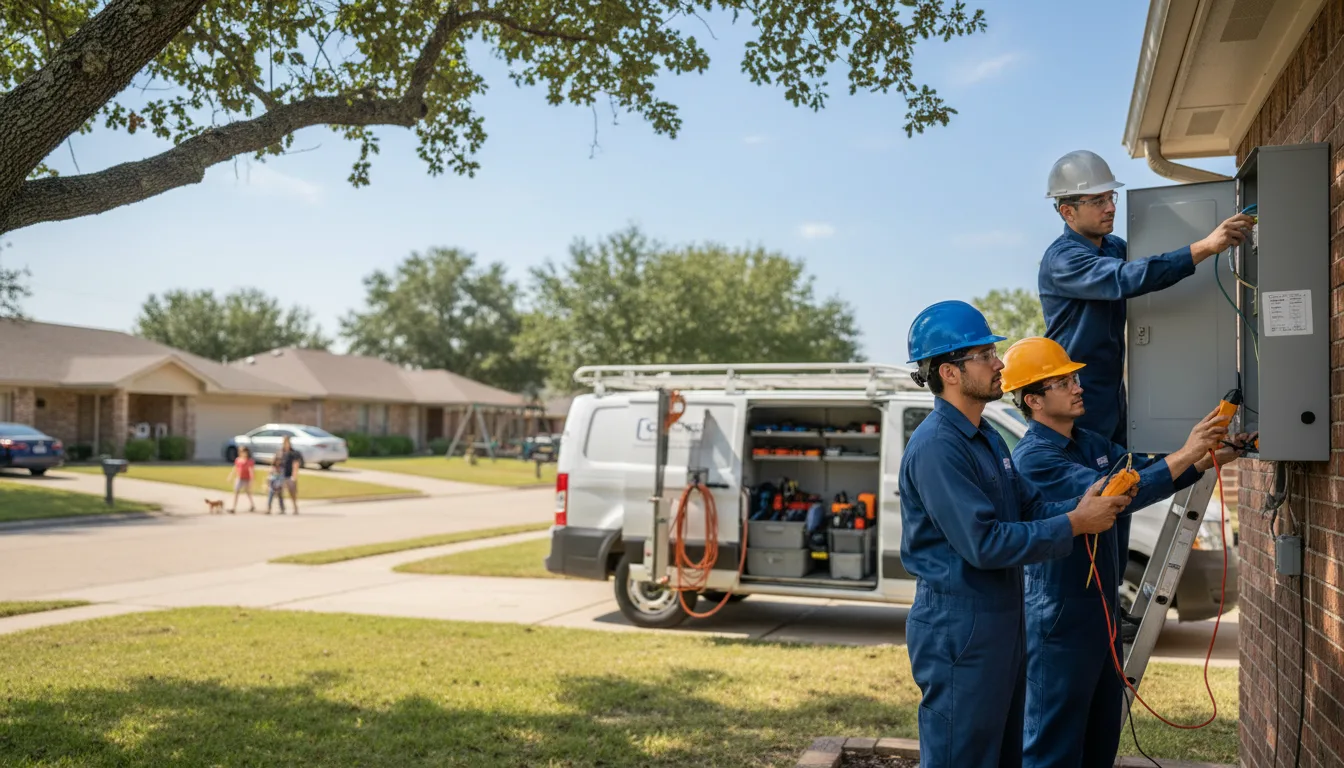 Certified electrician providing emergency electrical services in Nemaha, IA